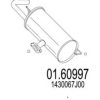 SUZUK 1430067J00 End Silencer